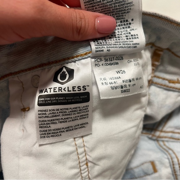 Levi’s 501 High Rise Jean Shorts size 26 - Picture 7 of 7